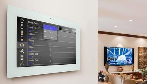 Smart home security control panel